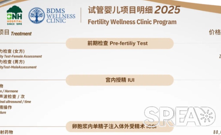BNH医院试管婴儿费用
