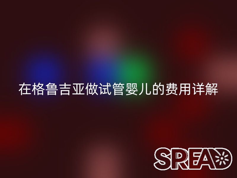 在格鲁吉亚做试管婴儿的费用详解