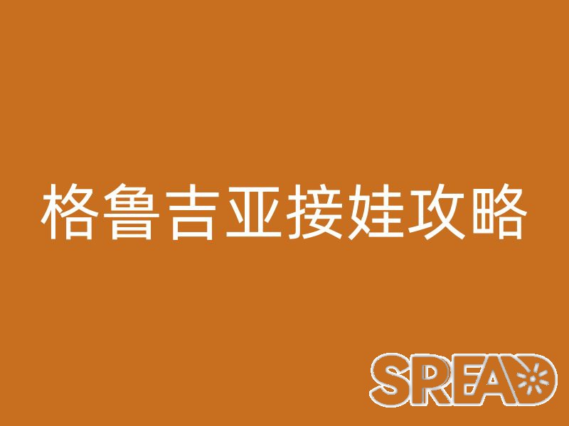 格鲁吉亚接娃攻略