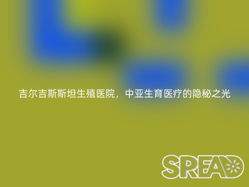 吉尔吉斯斯坦生殖医院，中亚生育医疗的隐秘之光