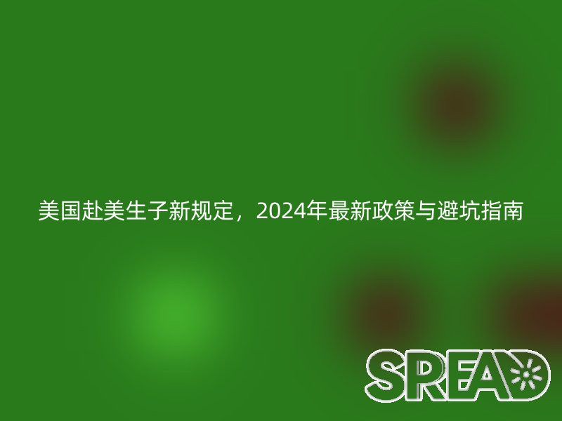 美国赴美生子新规定，2025年最新政策与避坑指南