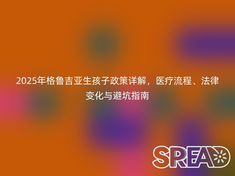 2025年格鲁吉亚生孩子政策详解，医疗流程、法律变化与避坑指南