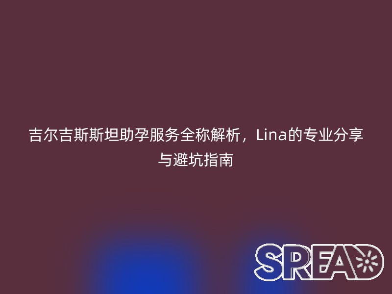 吉尔吉斯斯坦助孕服务全称解析，Lina的专业分享与避坑指南