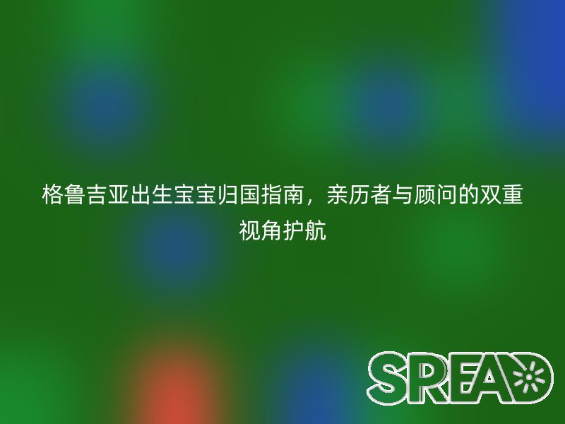 格鲁吉亚出生宝宝归国指南，亲历者与顾问的双重视角护航