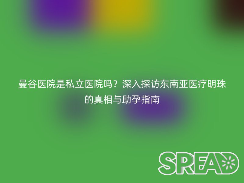 曼谷医院是私立医院吗？深入探访东南亚医疗明珠的真相与助孕指南